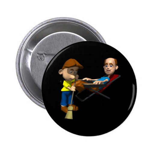 Happy Fathers Day Button