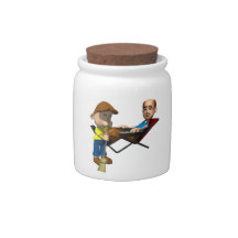 Happy Fathers Day Candy Jar