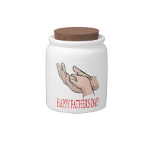 Happy Fathers Day Candy Jar