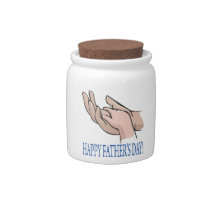 Happy Fathers Day Candy Jar