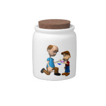 Happy Fathers Day Candy Jars