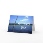 Happy Fathers Day Card - Fishing