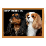 Happy Father's Day Cavalier King Charles Spaniels Cards