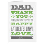 Happy Father's Day Custom Card cards