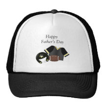 Happy Father's Day (football - black) Trucker Hats