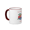 Happy Father's Day Frog Mug (from son/s) by fuzzbuttcafe Happy Father's Day Frog Mug (from son/s)