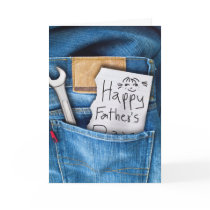 Happy Father's Day from daughter Greeting Card