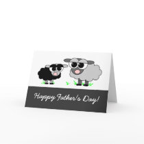 Happy Father's Day! From Your Little Black Sheep Greeting Card