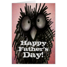 Happy Father's Day! - Funny Owl Dad's Day Card