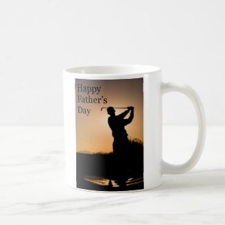 Happy Fathers Day Golf Mug