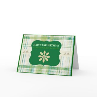 Happy Father's Day- Green Card zazzle_card
