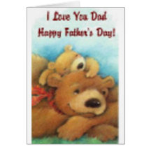 Happy Father's Day I Love You Greeting Card