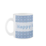 happy fathers day light blue pattern coffee mugs