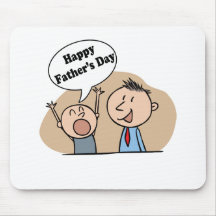 Happy Fathers Day Mouse Pads