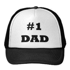 Happy Father's Day - Number 1 Dad - #1 Dad Trucker Hat