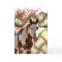 Happy Father's Day Paint Horse card