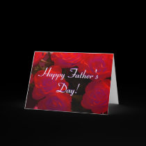 Happy Father's Day Red Roses cards by Yve_13 Happy Father's Day Red Roses cards