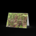 Happy Father's Day Redwood Trees Card