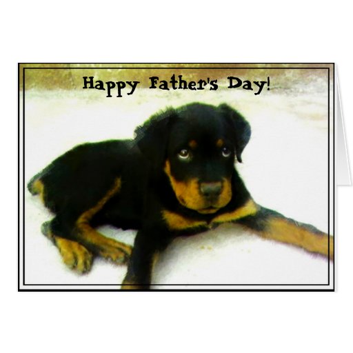 Free Printable Fathers Day Cards From Rottweiler
