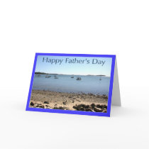 Happy Father's Day Sail Boats Greeting Card