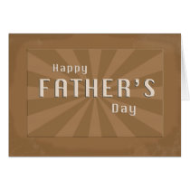 Happy Father's Day Sun Rays cards