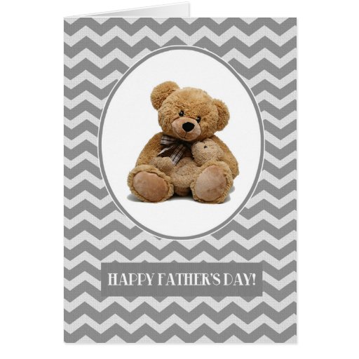 Happy Father’s Day. Teddy Bear Design Cards | Zazzle