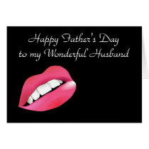 Happy Father's Day to Husband from Wife Greeting Card