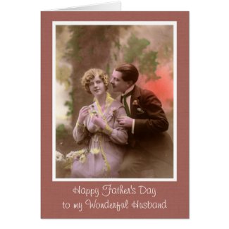 Happy Father's Day to Husband from Wife Card