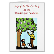 Happy Father's Day to Husband from Wife Cards