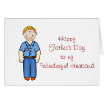 Happy Father's Day to Husband from Wife Cards