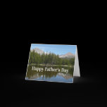 Happy Father's Day Yosemite Lake Reflection Card