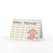 Happy Feet Baby Shower Invitation cards by bwmedia Happy Feet Baby Shower Invitation cards