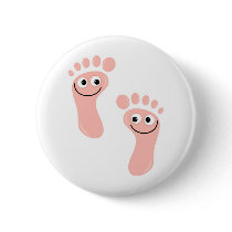 Happy Feet buttons by prawny Happy Feet buttons