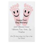 Happy Feet Day Nursery Flyer
