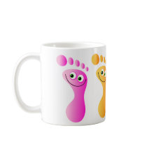 Happy Feet Coffee Mugs