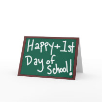 Happy First Day of School card by fairygirlbooks Happy First Day of School card