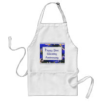 Happy First Wedding Anniversary Aprons