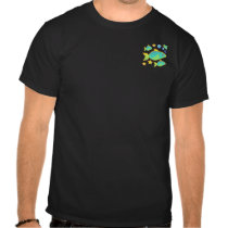 Happy Fish 2-Sided Dark Shirts