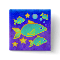 Happy Fish Buttons