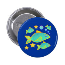 Happy Fish Buttons