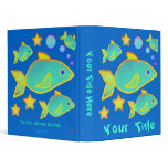 Happy Fish Customizable Art Binder