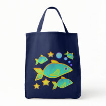 Happy Fish Dark Bags