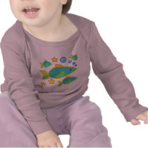 Happy Fish Infant Longsleeve Tshirts