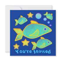 Happy Fish Invitations