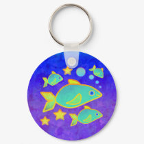 Happy Fish Keychain