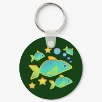 Happy Fish Keychain