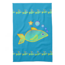 Happy Fish Kitchen Towels