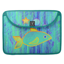 Happy Fish MacBook Pro Flap Sleeve MacBook Pro Sleeves
