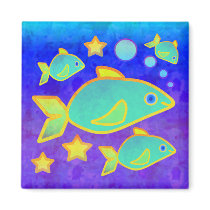 Happy Fish Magnets