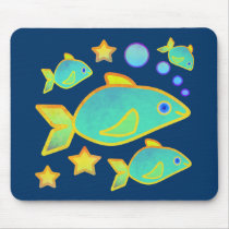 Happy Fish Mousepad